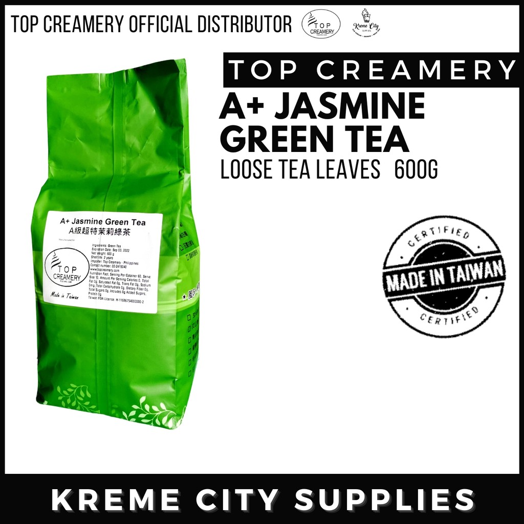TEA LEAVES A+ Jasmine Green Tea 600g (Made in Taiwan) TOP CREAMERY