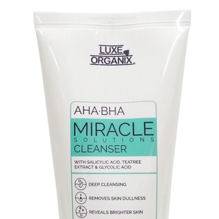 Luxe Organix Aha Bha Miracle Solutions Facial Cleanser 150ml | Shopee ...