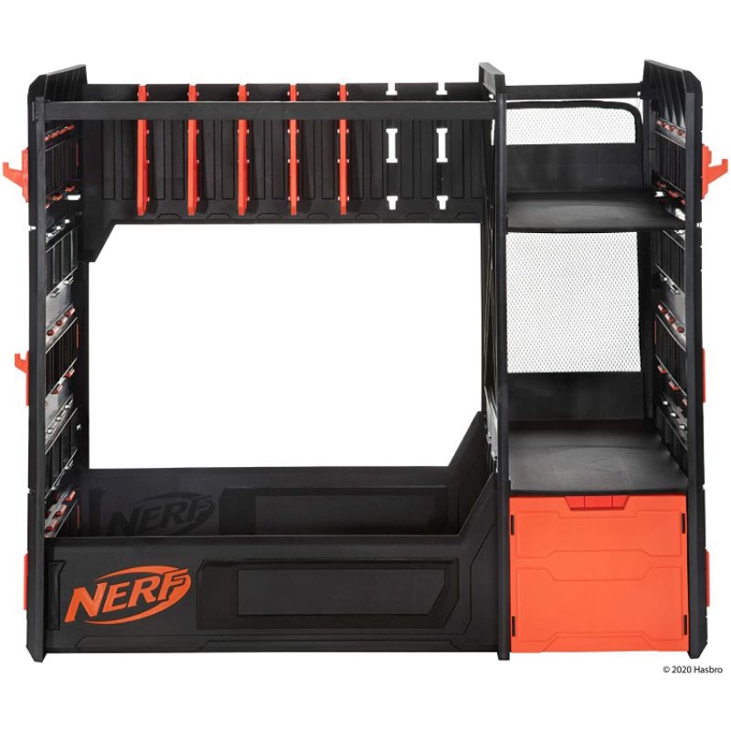 NERF Elite Blaster Rack Storage for up to Six Blasters Including