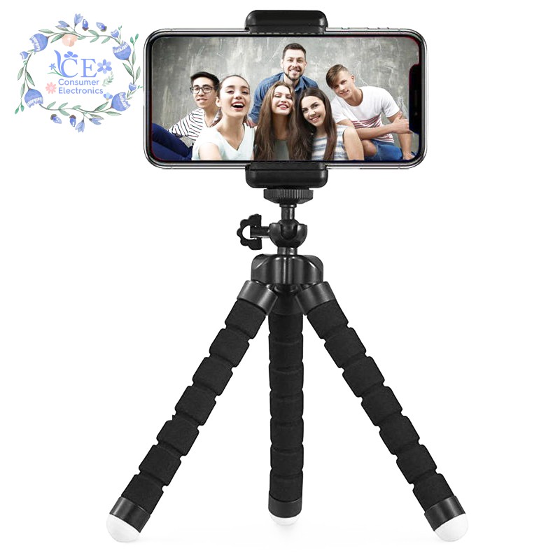 Phone Tripod, Portable And Adjustable Camera Stand Holder With Wireless