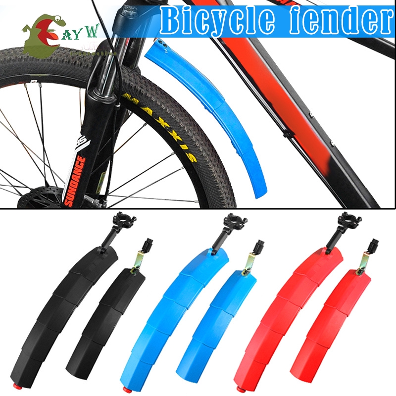 Details about   Road Mountain Bike Front/Rear Mud Guards Adjustable Bicycle Tire Fenders 2pcs 