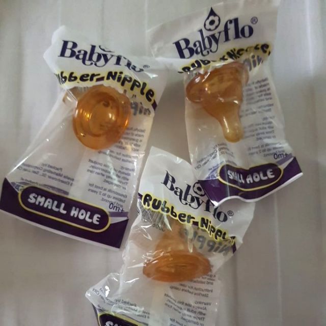 babyflo rubber nipple