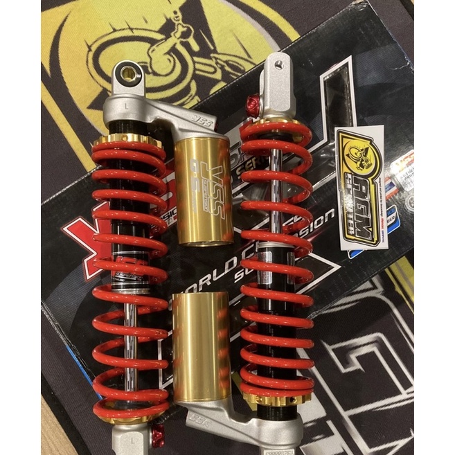 Yss Gsport Gold-Red Series Suspencion for Xmax300 and PCX160 | Shopee ...