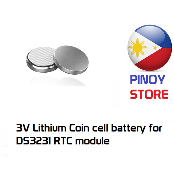 Coin cell battery lithium 3v for ds3231 rtc module or cmos for