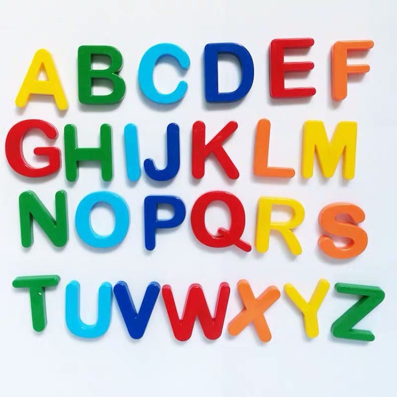 Ed Bright Colors Big Letter Plastic Letters Math Numbers Educational Toy Shopee Philippines