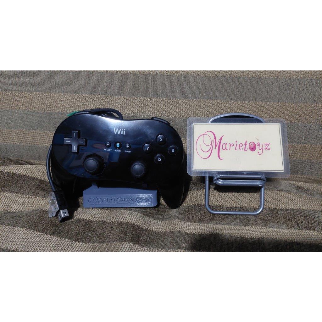 Original Wii Pro Controller Black (Made in Japan) Shopee Philippines