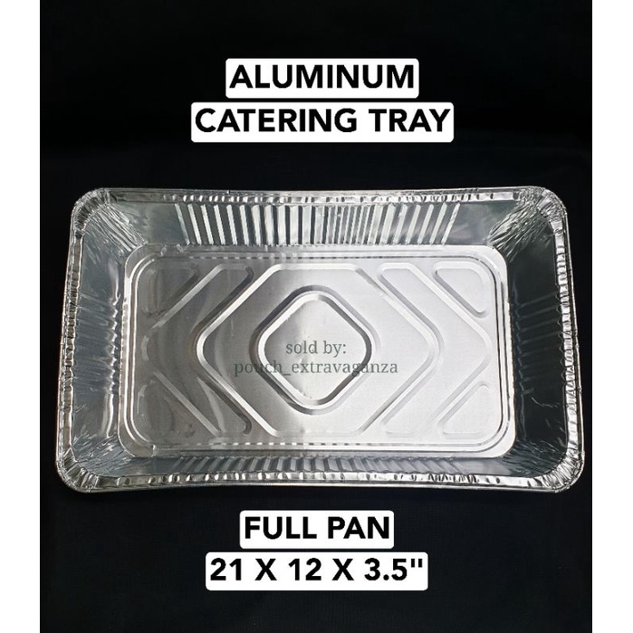 [10PCS] FULL PAN ALUMINUM CATERING TRAY PAN FULL PAN SIZE Shopee