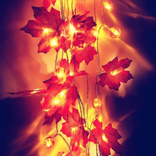 1.5/3M Maple Leaves Garland Led String Lights for Christmas Party Battery/USB #5