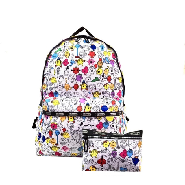 Mr. Men Little Miss X Lesportsac Backpack | Shopee Philippines