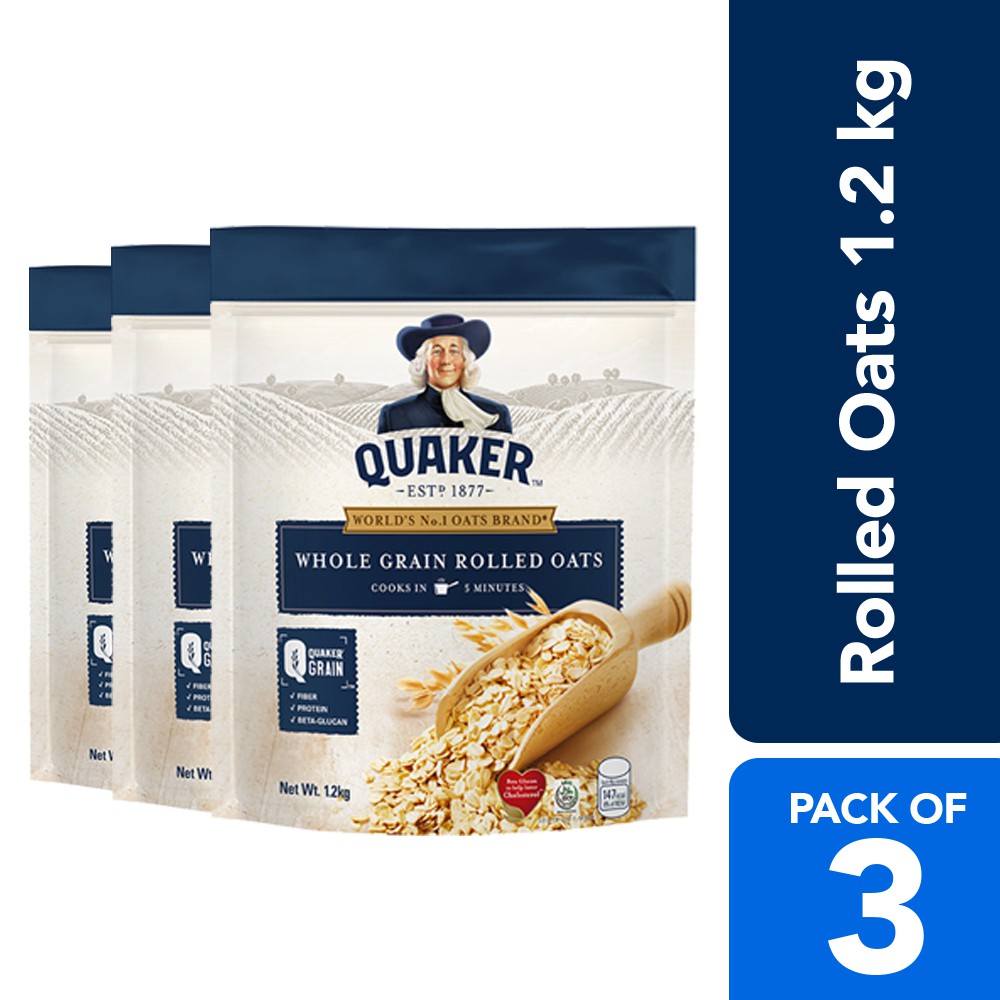 Quaker Rolled Oats 1.2kg (Pack of 3) Shopee Philippines