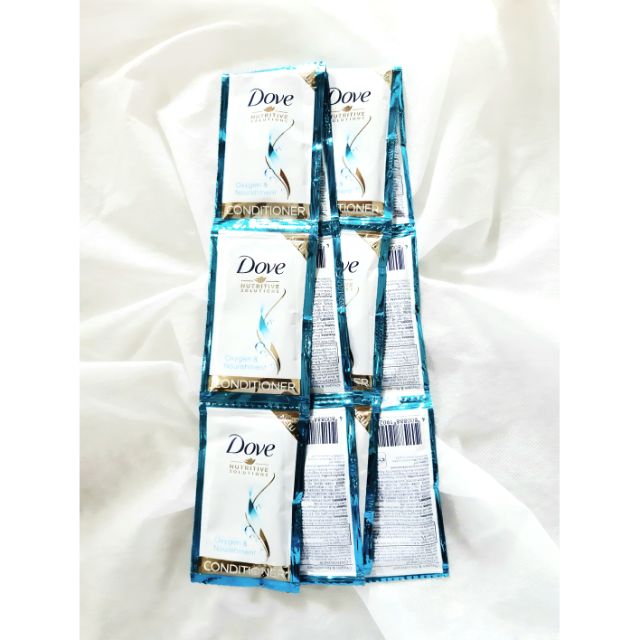 Authentic Dove Oxygen and Nourishment Conditioner Sachet Bundle 12s Shopee Philippines