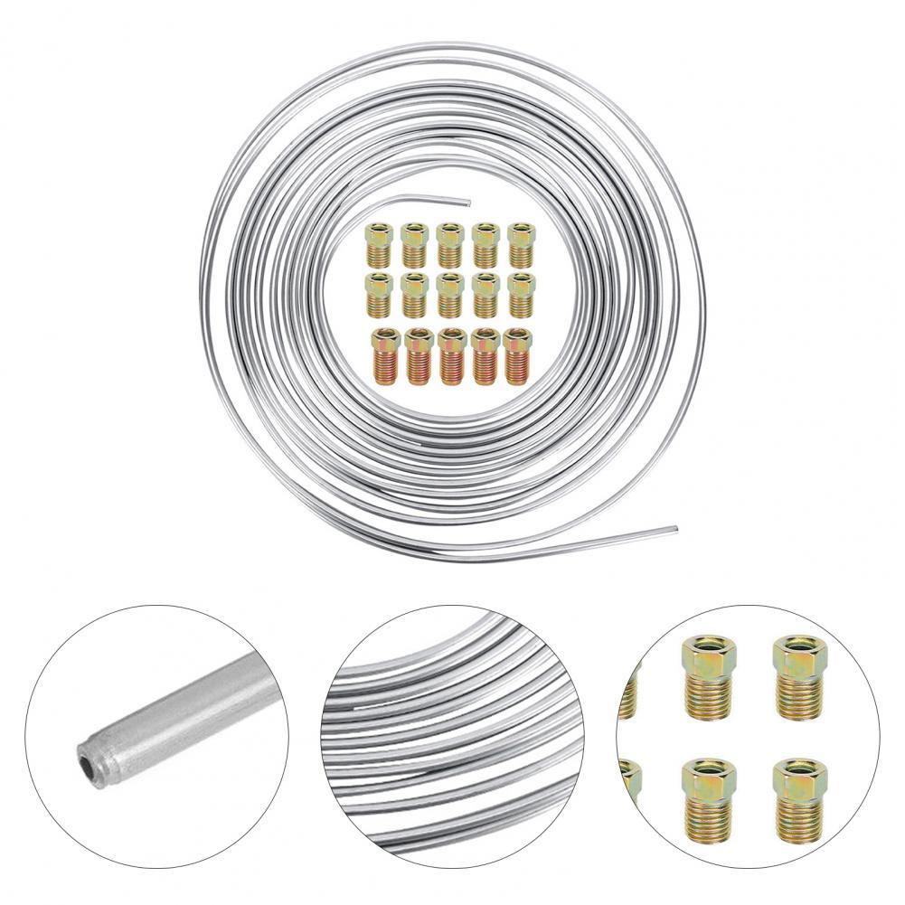 Brake Line Tube Coil Long Lifespan Brake Line Kit Galvanized Steel
