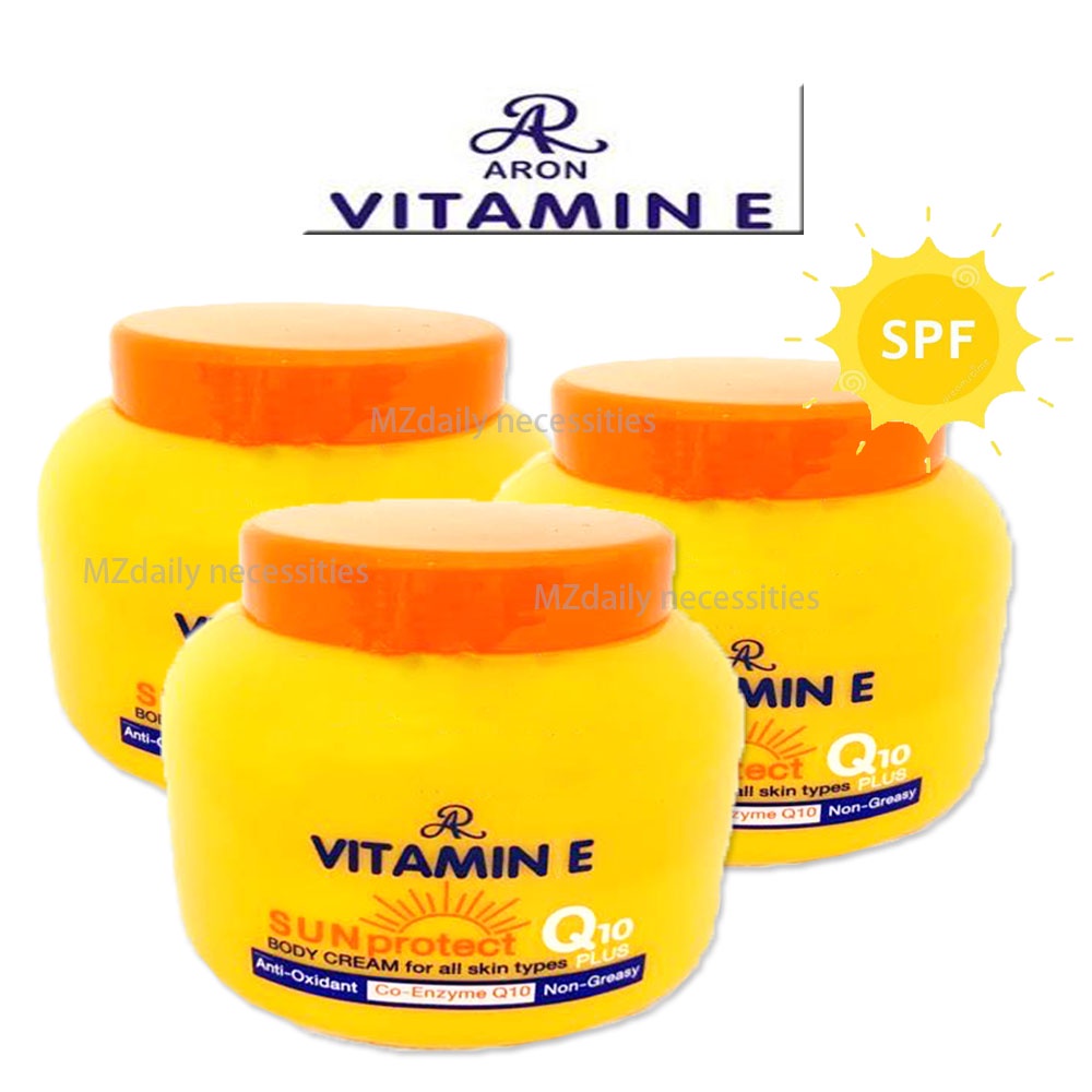( Set of 3 ) AR SUNBLOCK VITAMIN E CREAM SUNPROTECT 200g Shopee