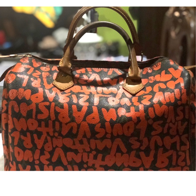 lv graffiti bag