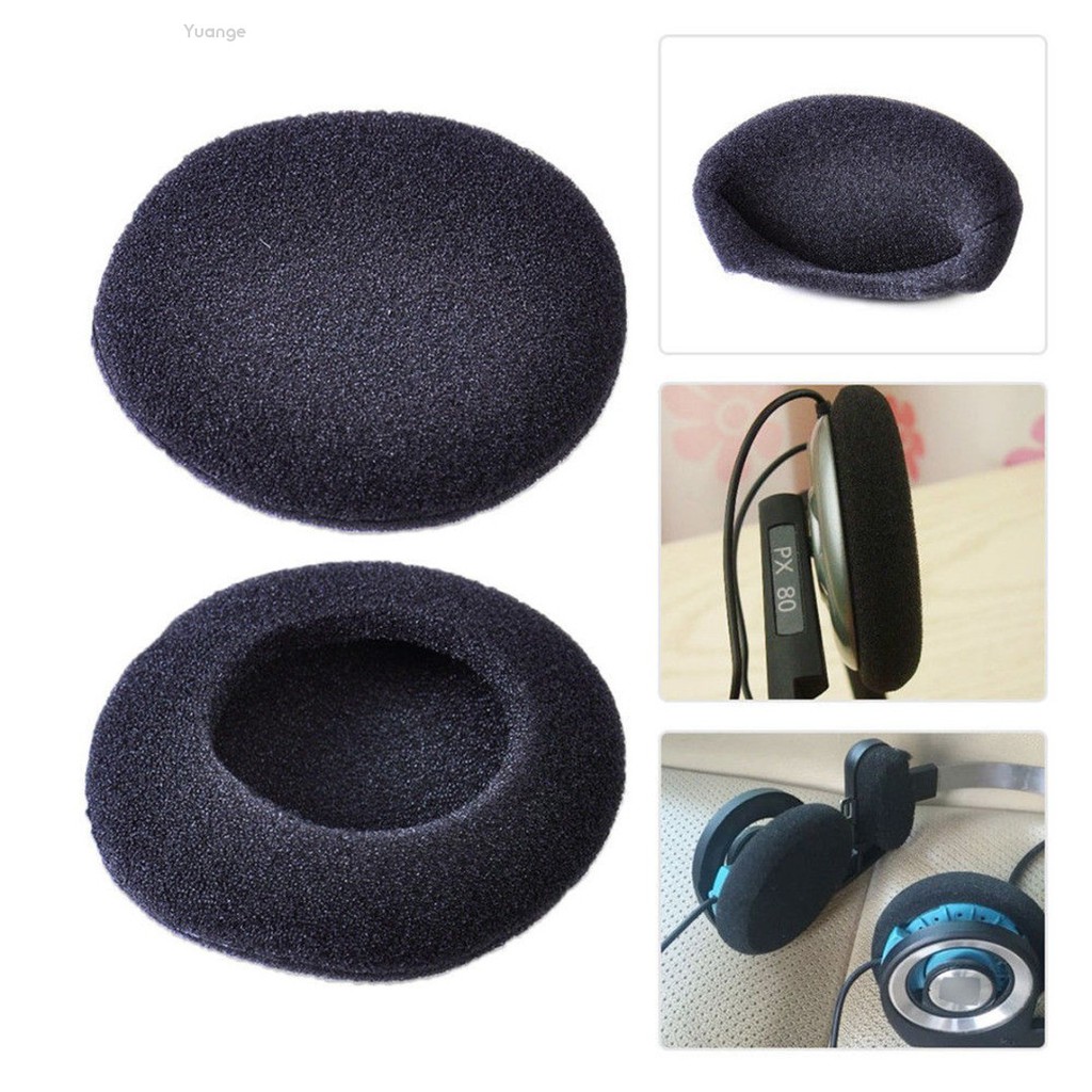 10pcs 50MM Foam Pads Sponge Ear Pads Cushion Headphone Headset Cover