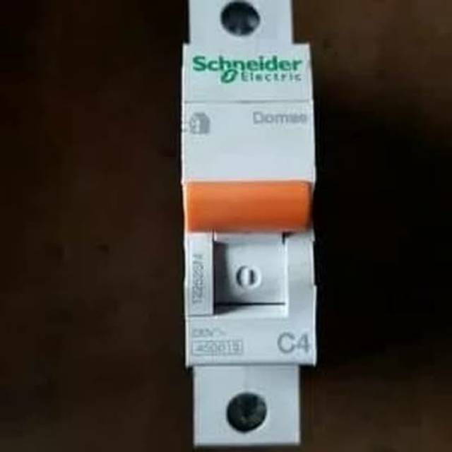 Mcb DOMAE SCHNEIDER 1 PHASE 4 ORIGINAL AMPERE | Shopee Philippines