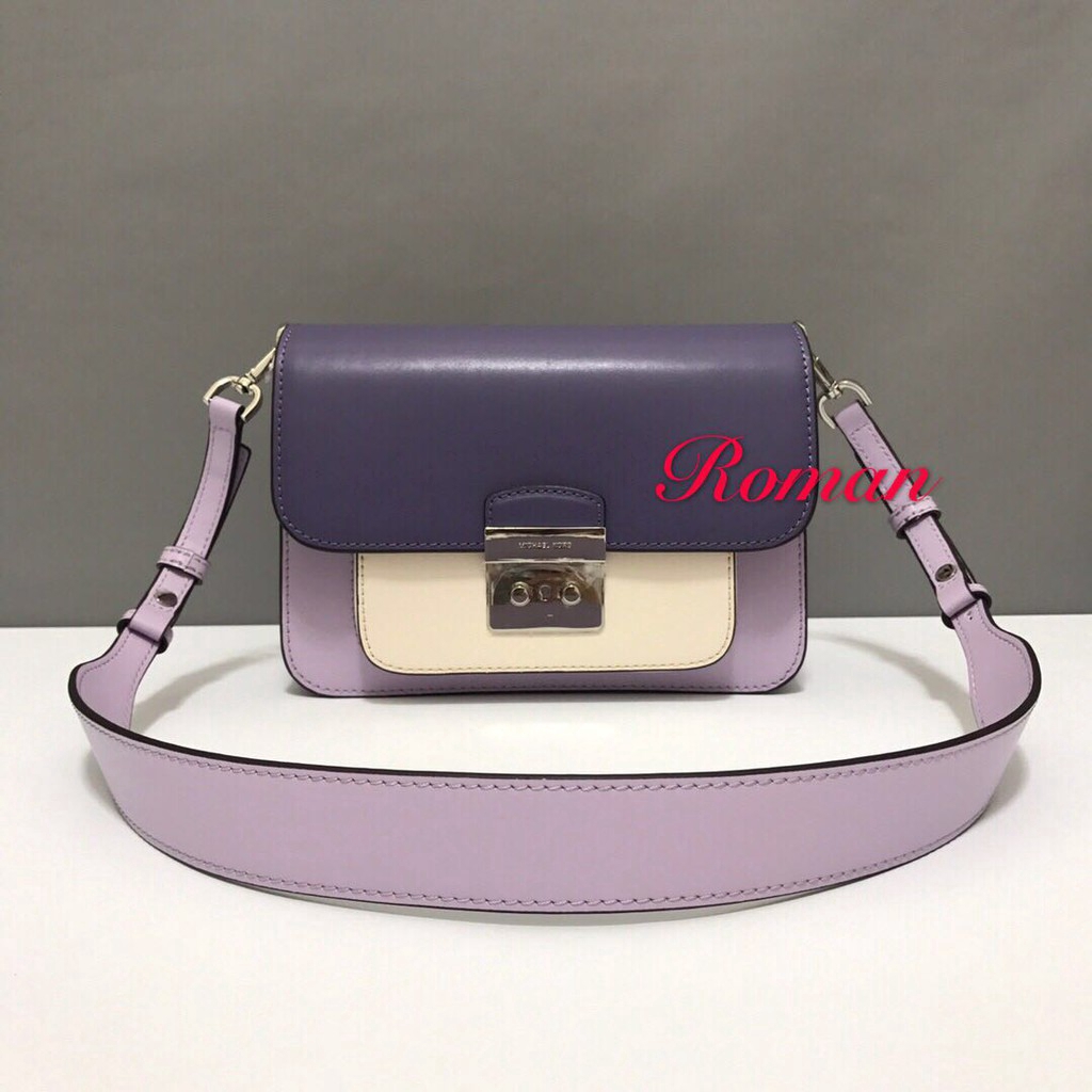 michael kors purple shoulder bag