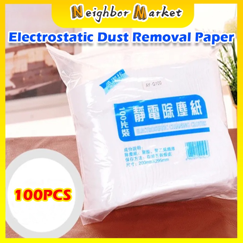 Disposable Electrostatic Dust Removal Mop Paper Home Kitchen Cleaning Cloth Wet And Dry Dust Paper