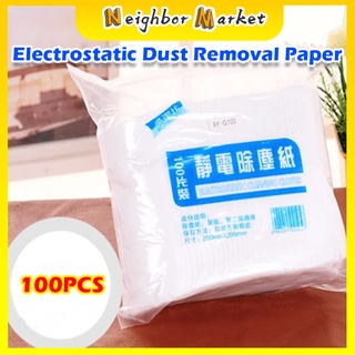Disposable Electrostatic Dust Removal Mop Paper Home Kitchen Cleaning Cloth Wet And Dry Dust Paper #1