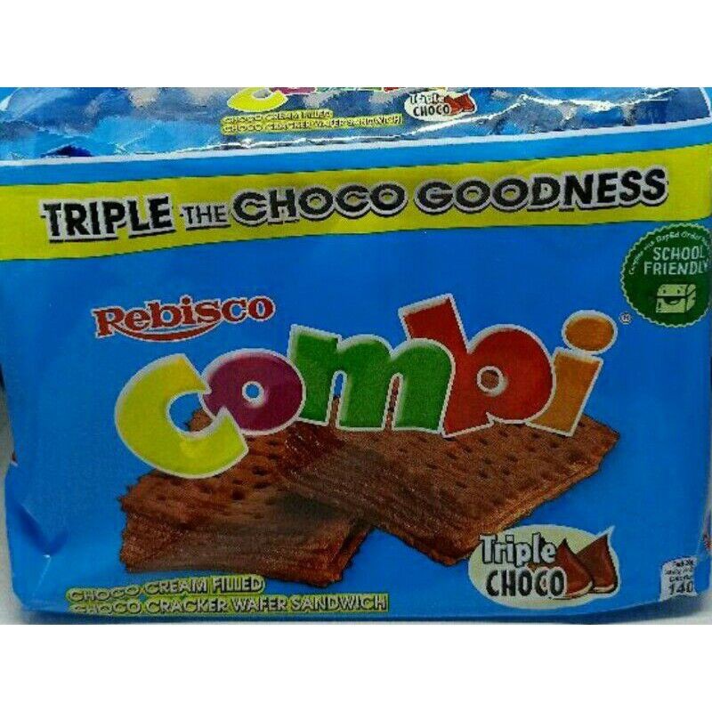 Rebisco Combi Triple Choco 10s x 25g in 1 Pack | Shopee Philippines