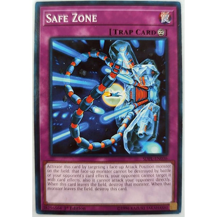 Yugioh Card Safe Zone Card En Common Shopee Philippines