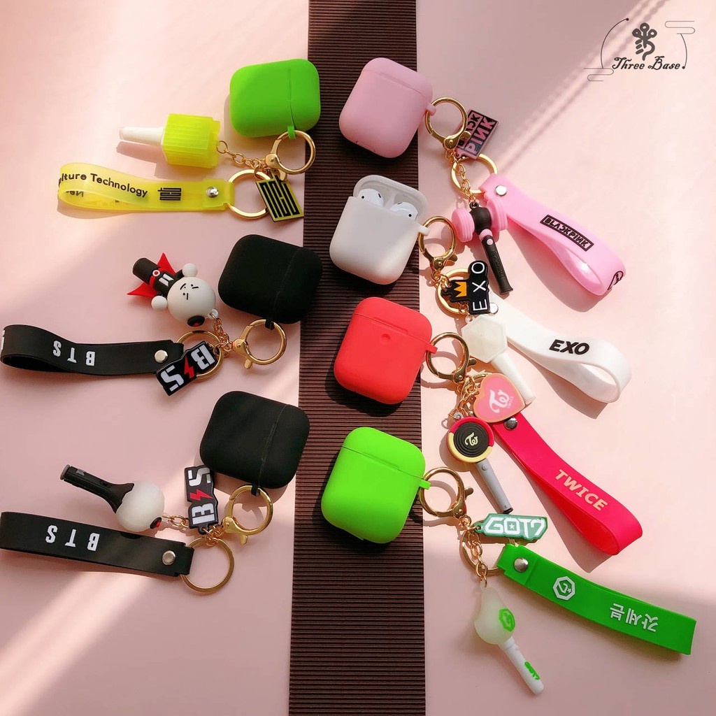 For Airpods Case Korea Large Kpop Airpod Pro Case Bangtan Boys Lightstick Army Bomb Exo Got7 Nct Twice Keychain For Wireless Bluetooth Headset Earphone Shopee Philippines