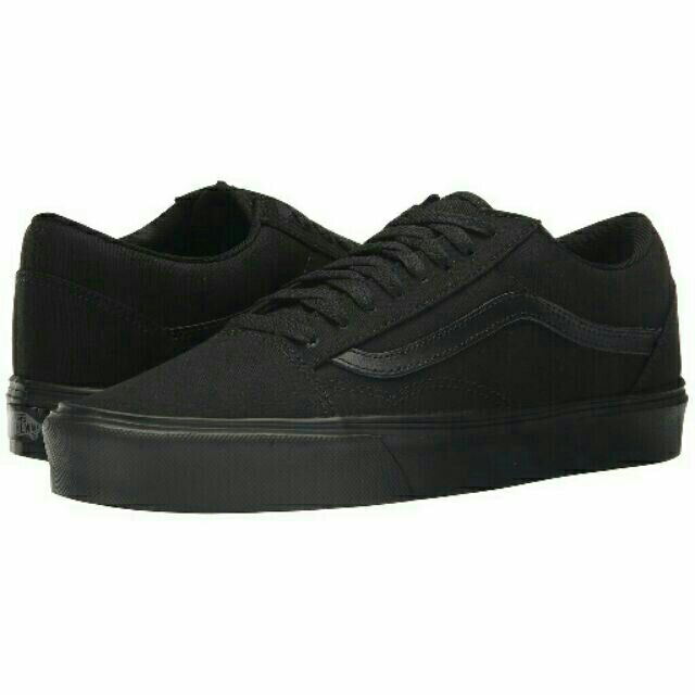 vans full black old school
