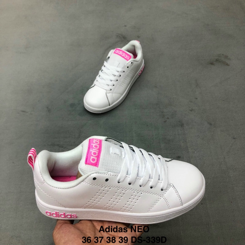 adidas neo white pink