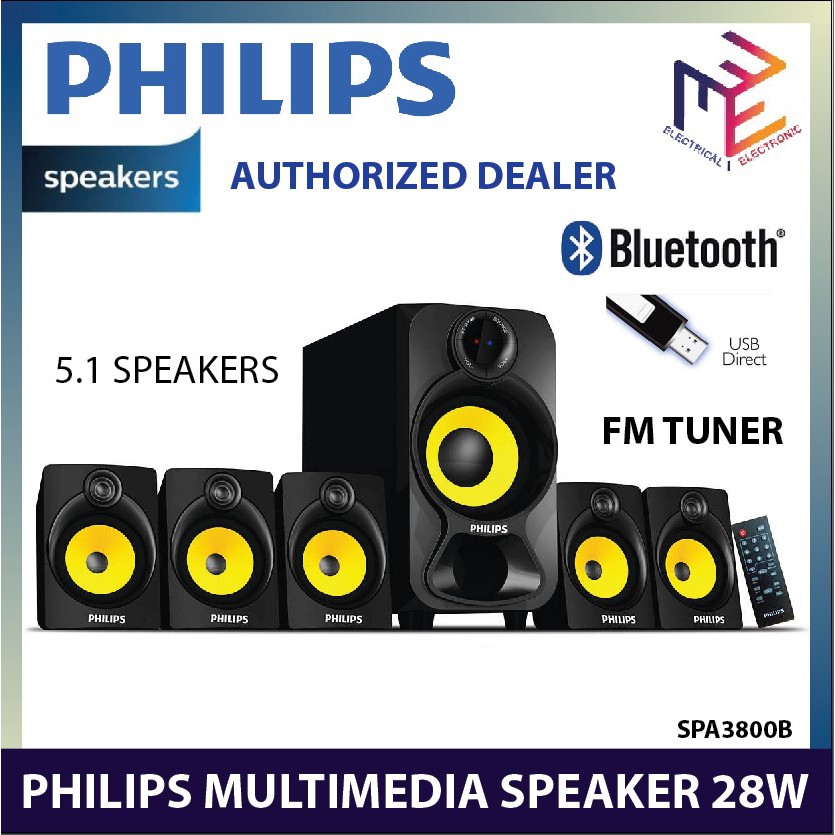 philips 5.1 speakers with bluetooth