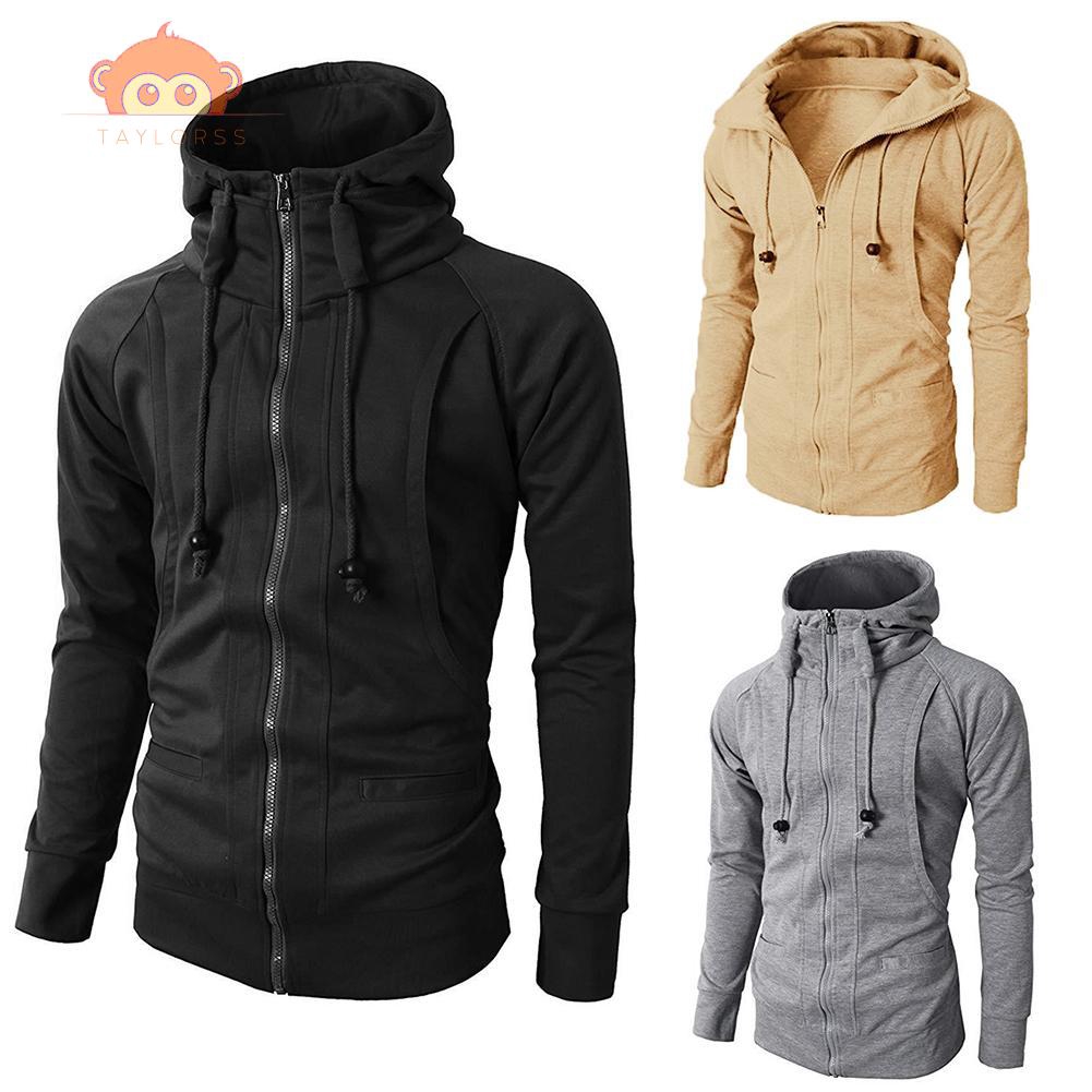 long hooded fleece jacket