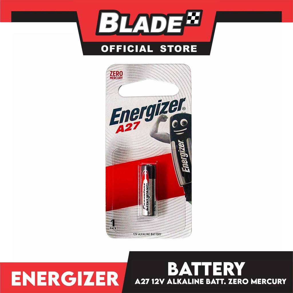 Energizer Alkaline Battery A27 BP1 12V Zero Mercury Shopee Philippines