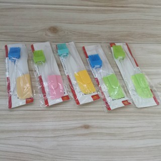 Random Color Silicon Grilling Cooking and Baking Brush Spatula #6