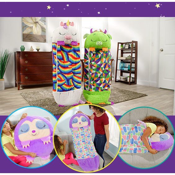 HappyNappers Sleeping Bag Kids Boys Girl Play Pillow Marvelous