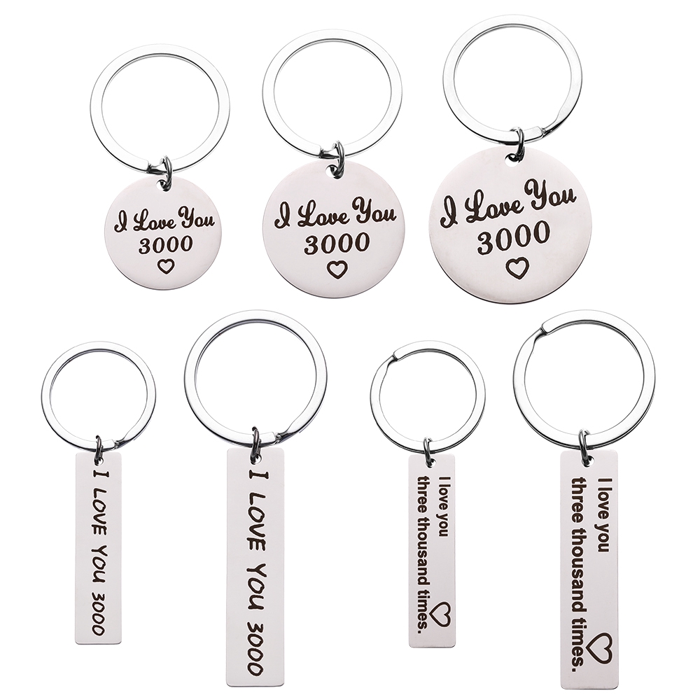 Future Wife Husband Gift Metal I Love You 3000 Keyring Shopee Philippines