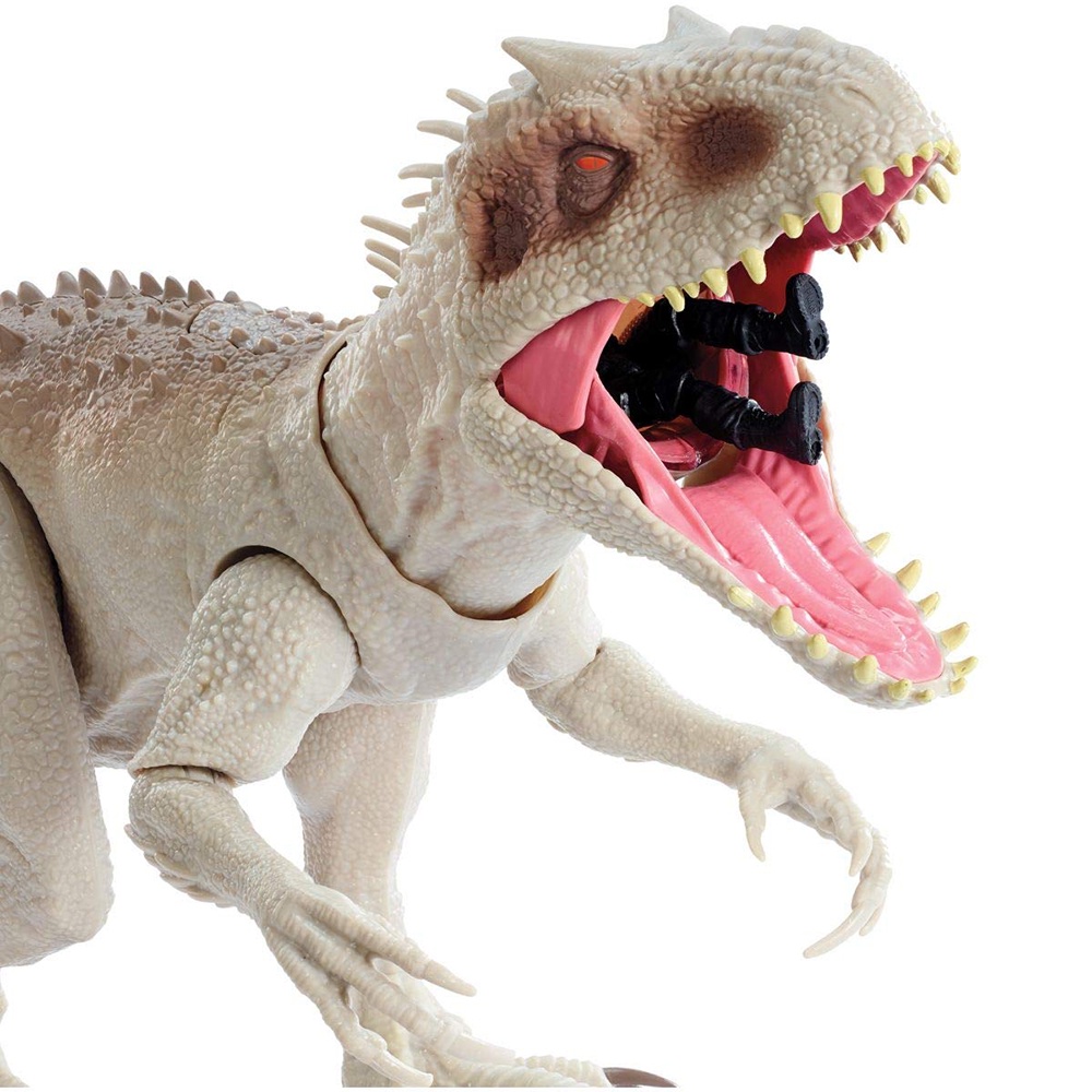 Jurassic World Destroy 'n Devour Indominus Rex Dinosaur with Chomping Mouth, Slashing Arms, Lights & #6