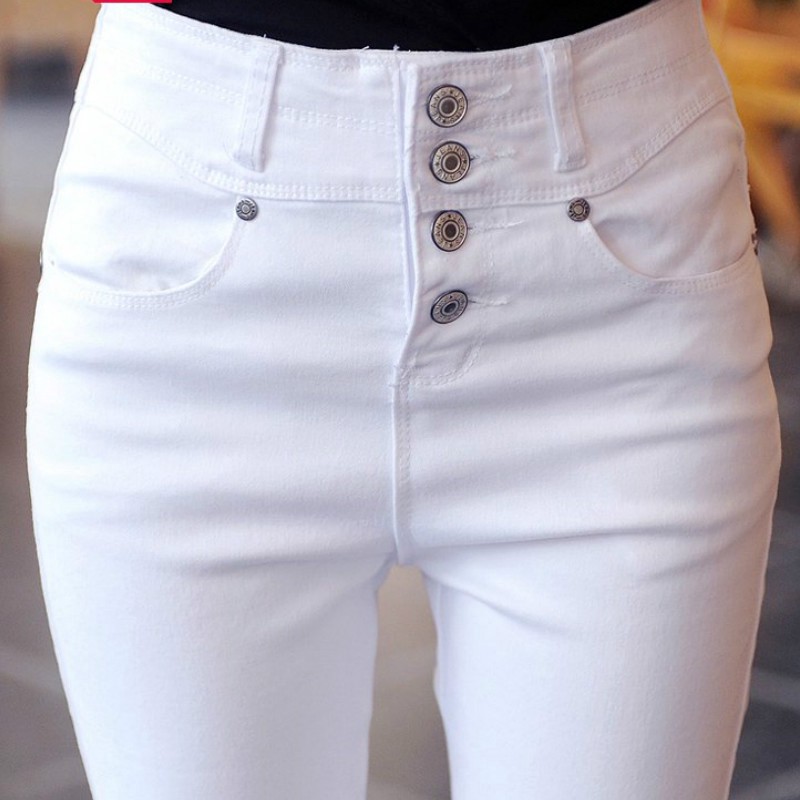 denim and white jeans