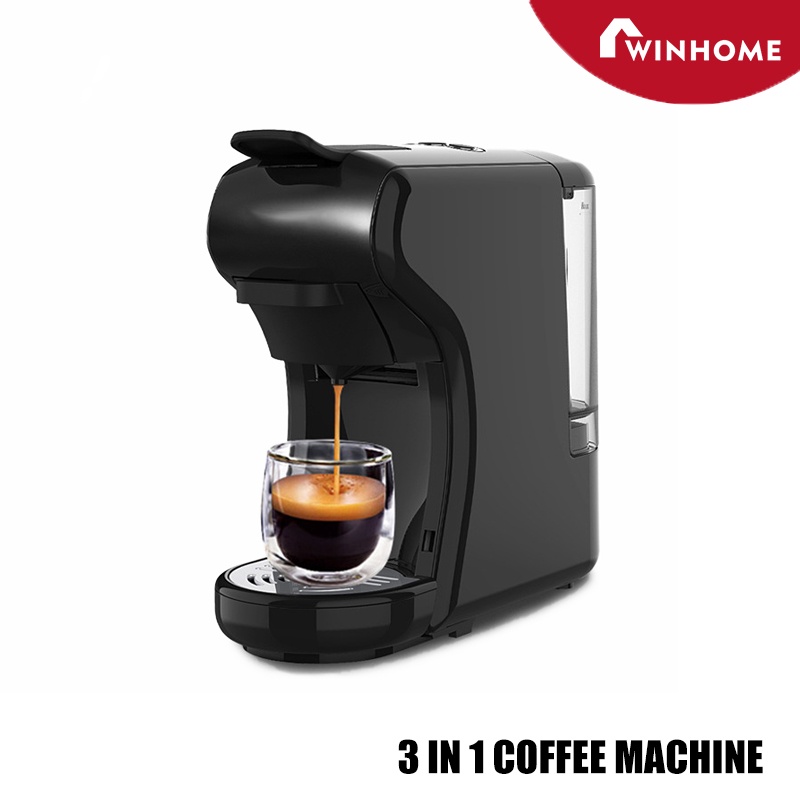 Winhome 19 Bar 3 In 1 Coffee Machine Multiple Capsule Espresso