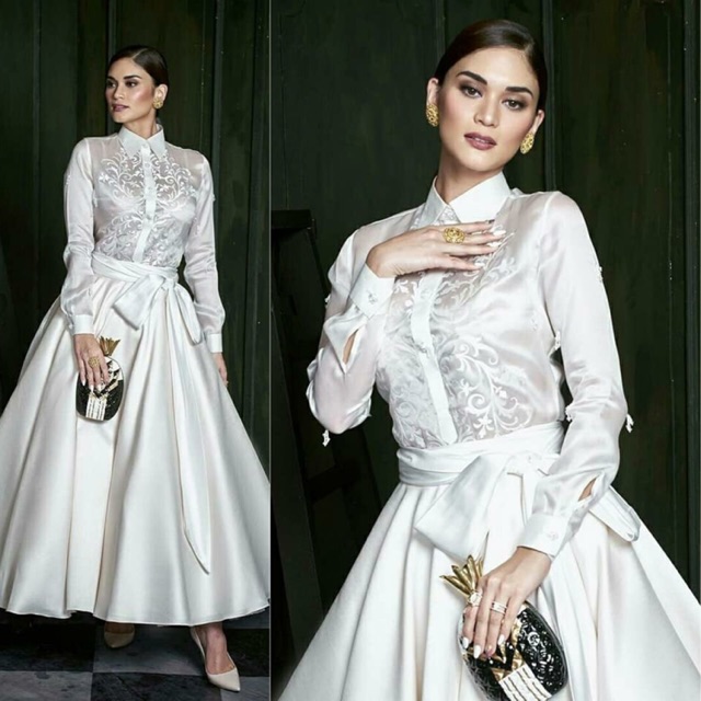 gray filipiniana gown