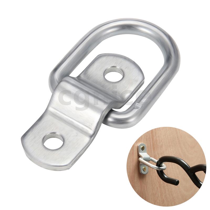 Lashing Ring & Staple Cleat Tie Down Trailer Truck Horsebox Boat Rope ...