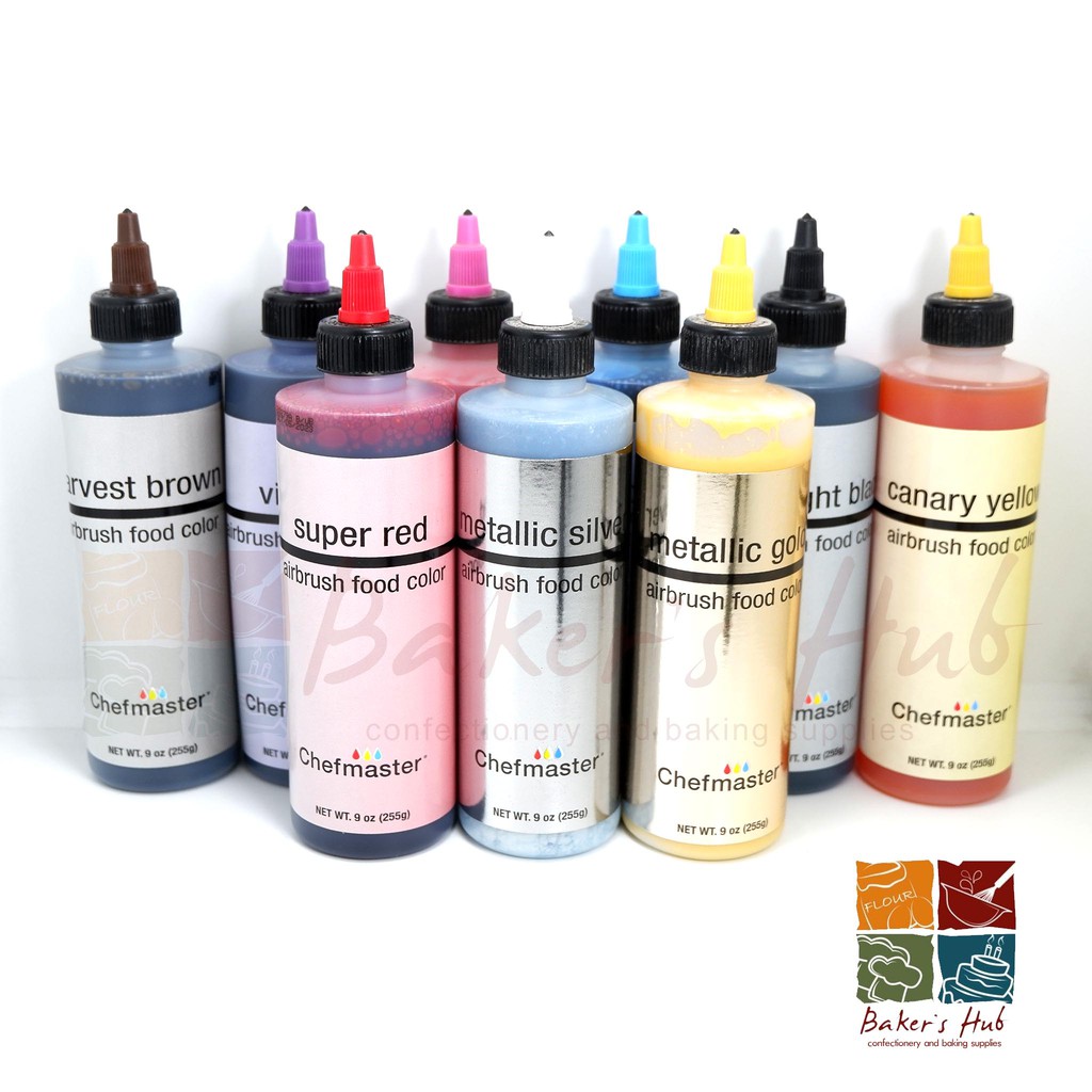 Chefmaster Airbrush Food Color 9oz Shopee Philippines