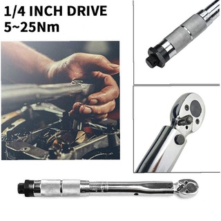 1/4Inch Dr 5-25Nm Bike Torque Wrench Set Bicycle Repair Tools Kit Ratchet Mechanical Torque Spanner Manual Wrenches #7