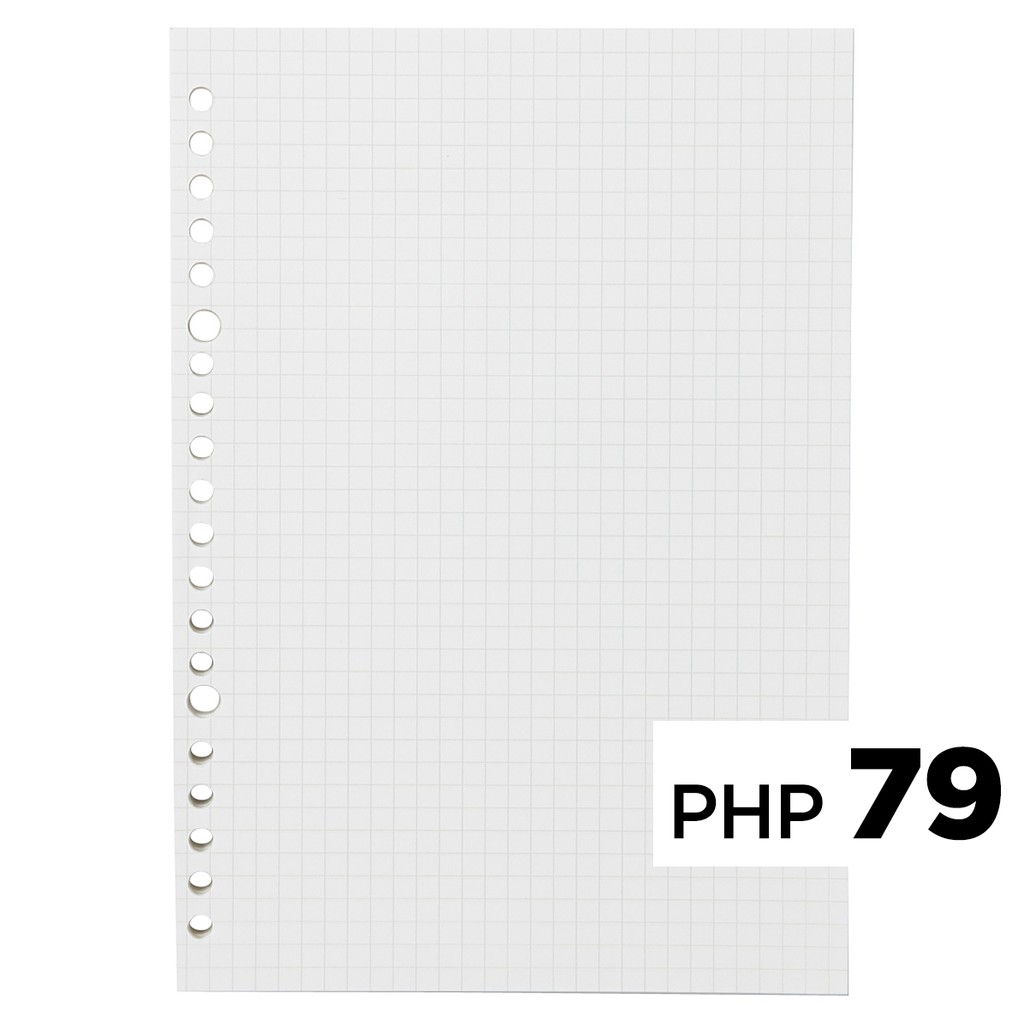 muji grid loose leaf a5 shopee philippines