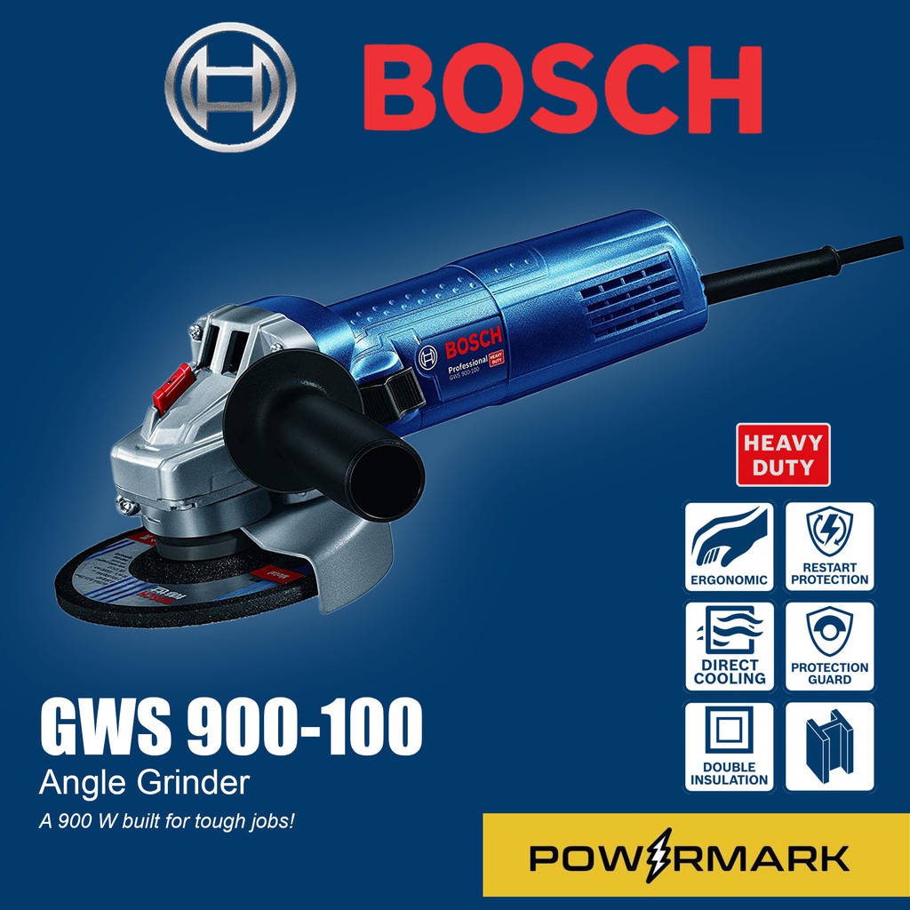 BOSCH GWS 900100 Angle Grinder [POWERMARK BHD] Shopee Philippines