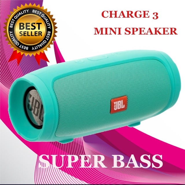 COD Super Bass JBL Charge 3+ Mini 