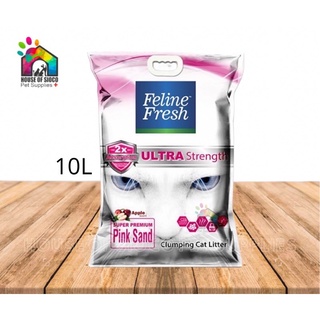 Feline Fresh Super Premium Pink Sand Cat Litter 10L