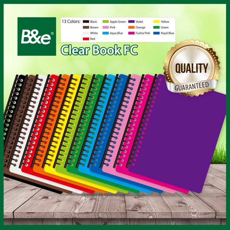 bnesos Stationary School Supplies Clear Book Long 20 Sheets Refillable Clearbook Shopee