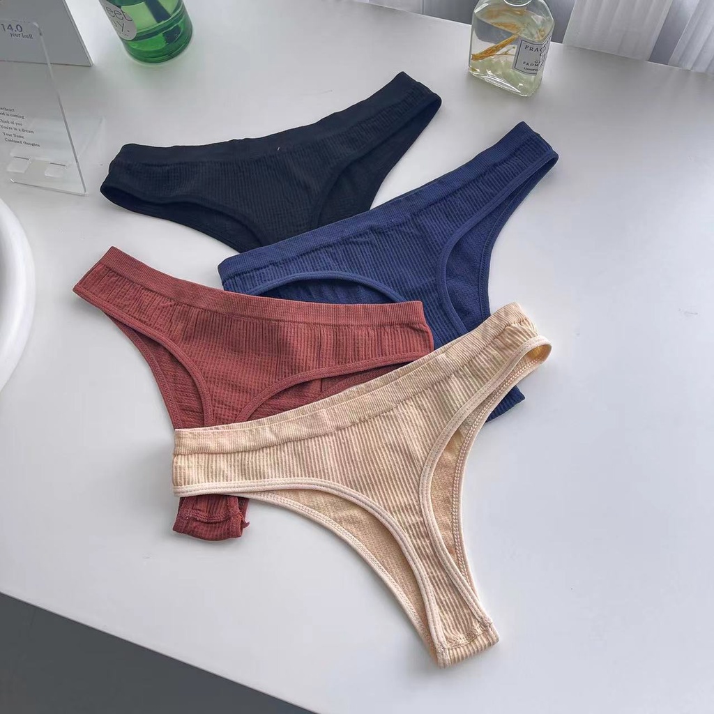 Sf Women Underwear T Back Seamless Panties G Strings Sexy Panty Shopee Philippines