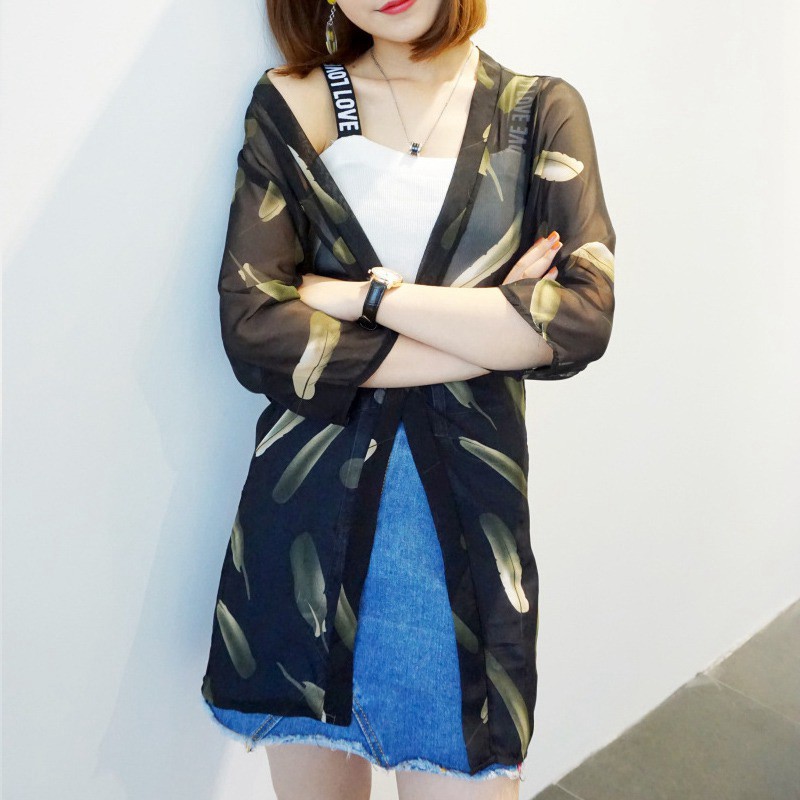 chiffon cardigan plus size