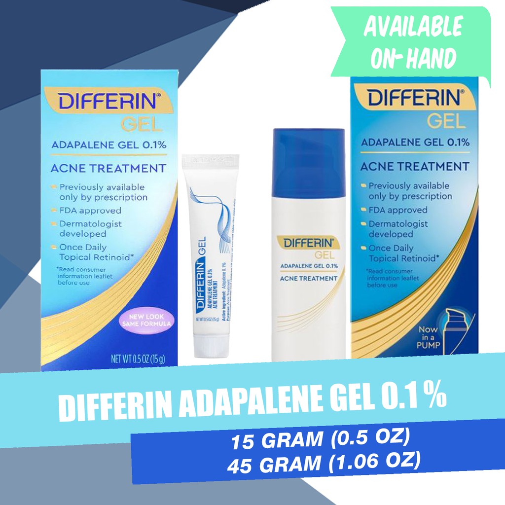 Differin Gel Adapalene | Shopee Philippines