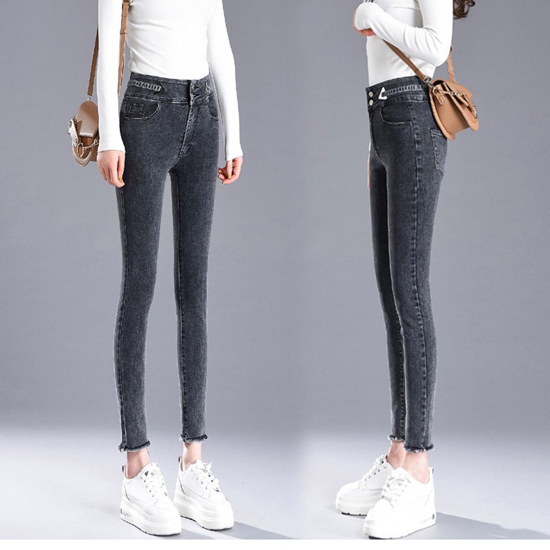 stretch fit jeans